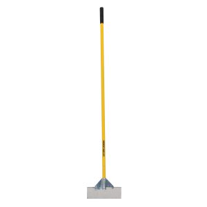 16″ Scraper, Stainless Steel Blade, 66″ Yellow Aluminum Handle